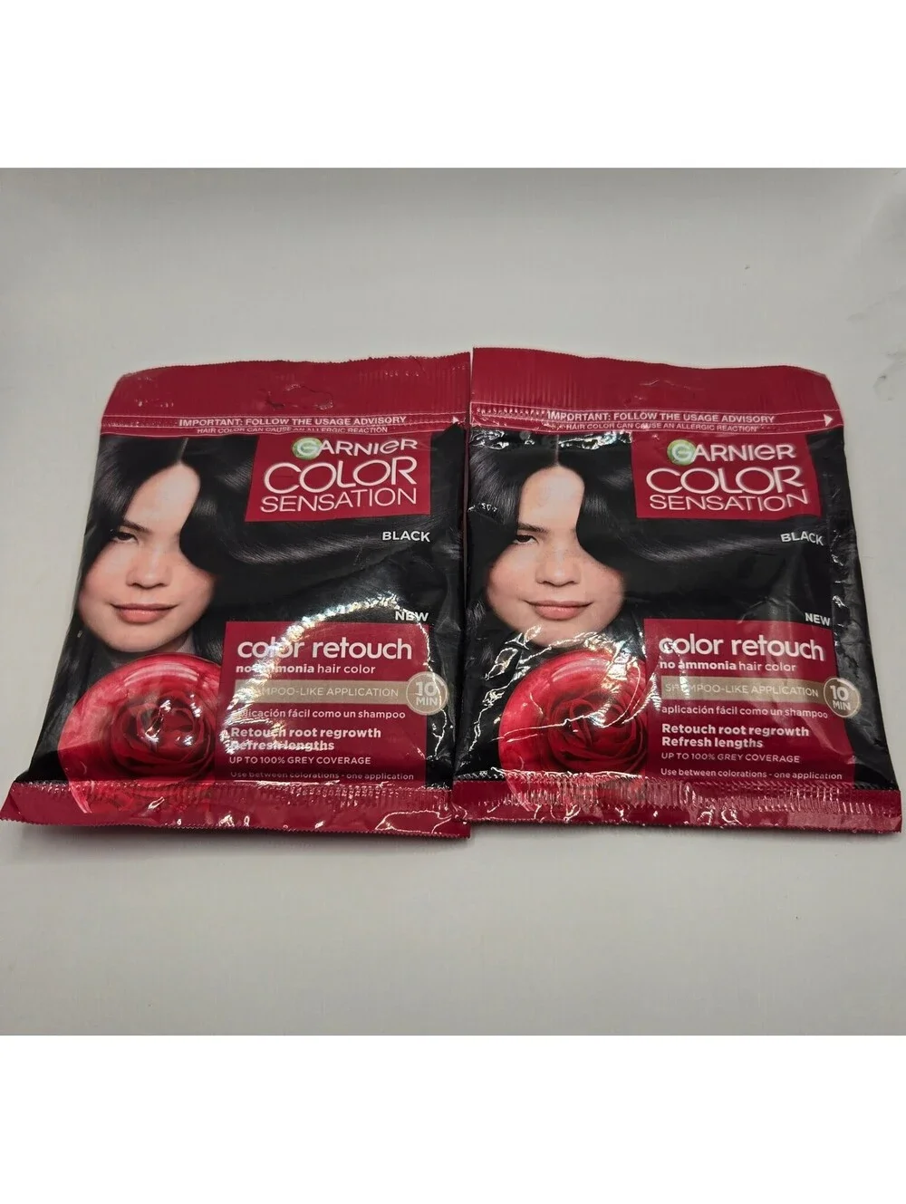 Garnier Color Sensation Black No Ammonia Hair Color Color Retouch 2 Pack
